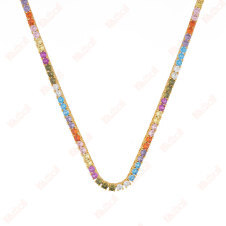 diamond necklace light luxury style